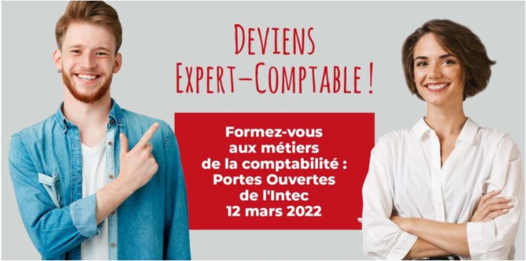 L'Intec vous ouvre ses portes le samedi 12 mars de 10h à 16h. Venez découvrir nos formations en comptabilité.