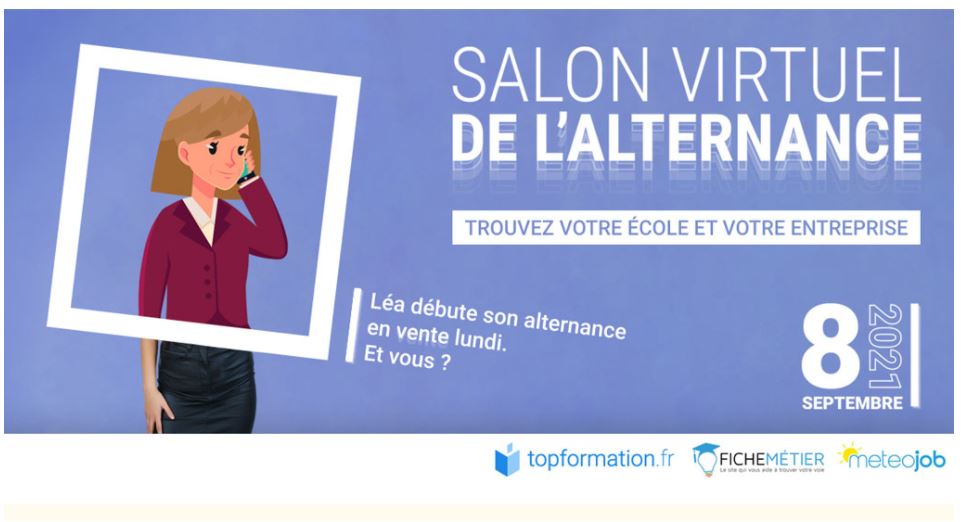 Salon virtuel de l'alternance - 8 septembre 2021